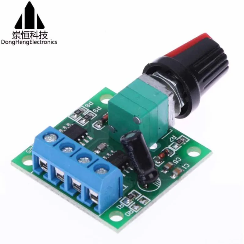 [Five packs] PWM DC motor governor 1.8V 3V 5V 6V 12V 2A speed switch, switch function 1803BK
