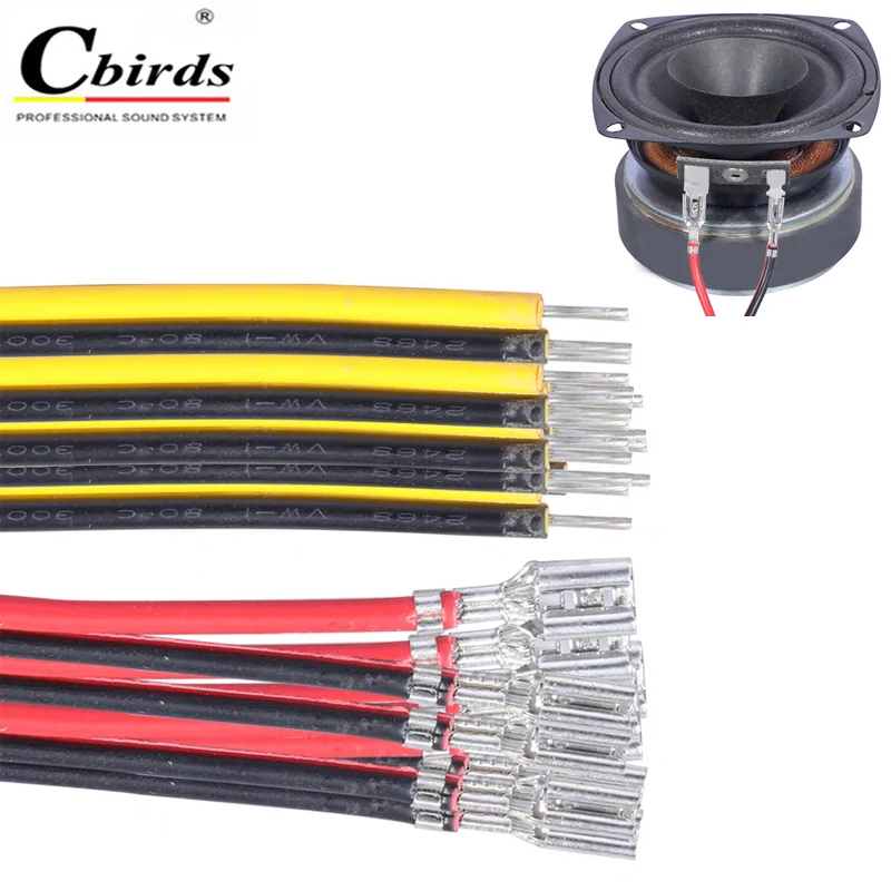 35cm pure copper speaker terminal  connection welding wire audio speaker plug plug-in spring wire