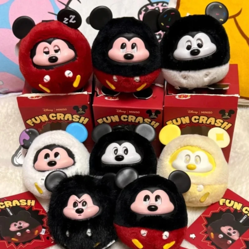 

New Original Mickey Fun Crash Series Blind Box Bag Pendant Trendy Anime Figure Backpack Surprise Mystery Box Customized Gift