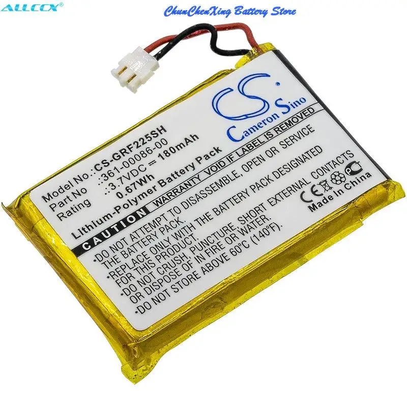 Cameron Sino แบตเตอรี่ 180mAh 361-00086-00 สําหรับ Garmin Forerunner 225, Forerunner 235, Forerunner 630, Forerunner 735XT, GRM 0371754