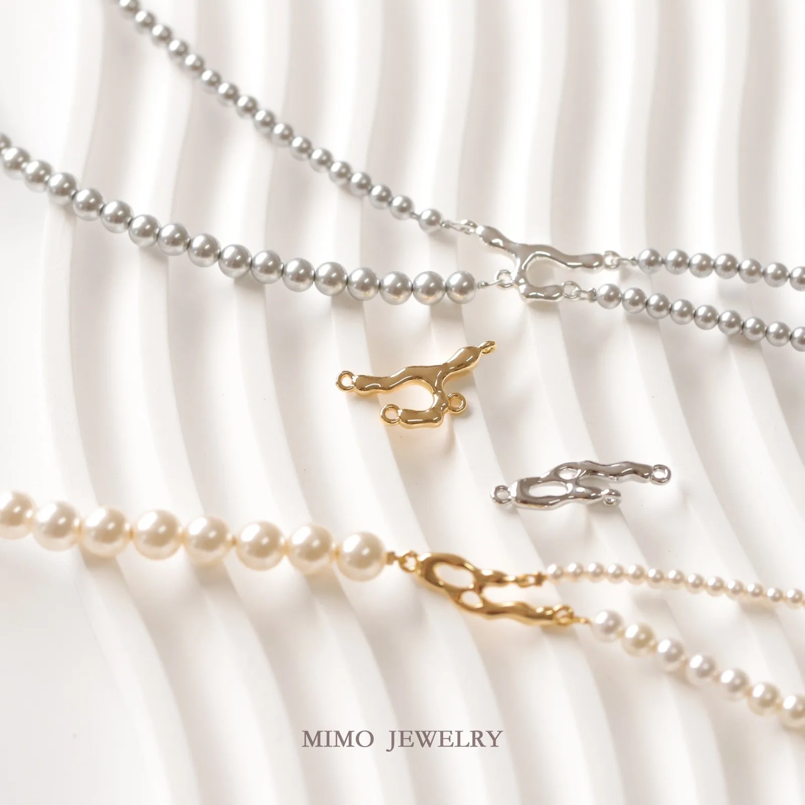 Irregular Necklace and Bracelet Connectors with Irregular Shapes Charms Pendant Supplies DIY Hand Brass Gold Plated Accessories