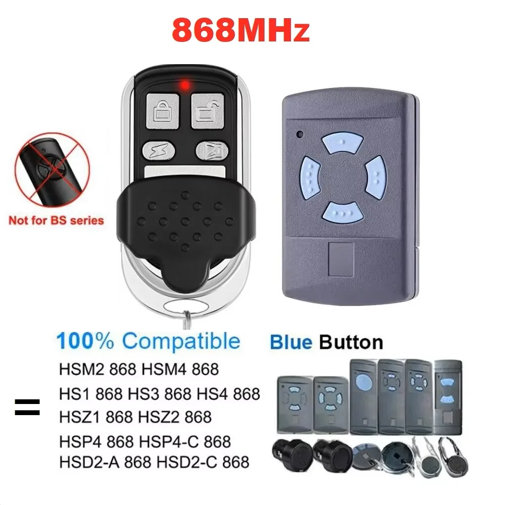 

3 in 1 MARANTEC BELFOX Remote Control 868 HSM2 HSM4 868mhz for Garage Gate Door HS1 HS2 HS4 HSE2 HSE4 868.3MHz Hand Transmitter