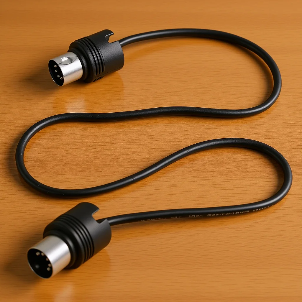 

MIDI Male to Male Cable 6ft Professional Keyboard Connection USB Adapter for Electric Drum Stereo Instrument Supply