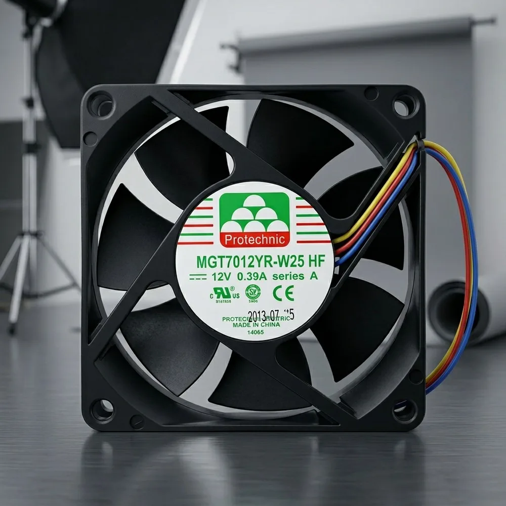 

For MAGIC MGT7012YR-W25 HF DC12V 0.39A 7025 4-Wire PWM Silent Cooling Fan