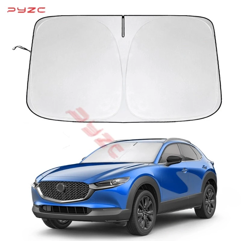 

Солнцезащитный козырек на лобовое стекло автомобиля для Mazda CX-30 CX30 2018-2021 2022 2023 2024 CX 30, аксессуары, солнцезащитный козырек с отражателем, защита
