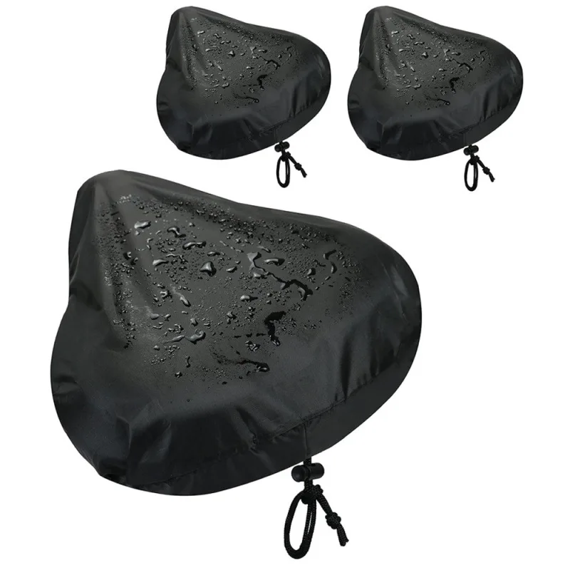 Outdoor Waterproof Bicycle Seat Cover, Oxford Fabric, Dustproof, Sun-proof and Anti-slip