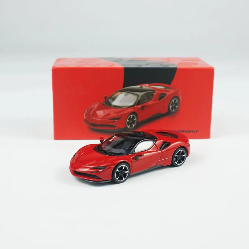BBR 1/64 SF90 ROSSO CORSA Coleção de modelo de carro brinquedo para presente