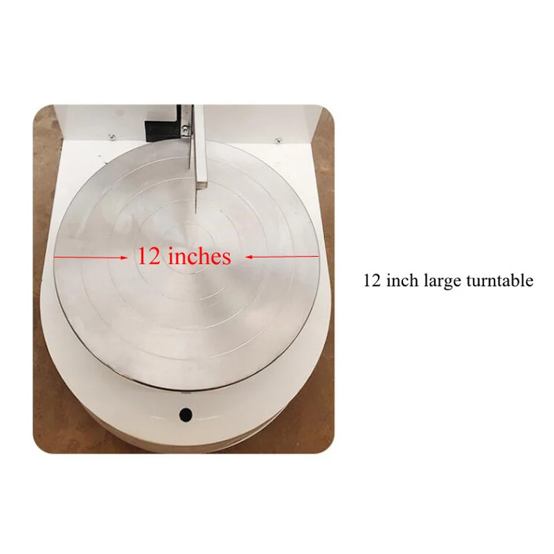 Birthday Cake Cream Icing Coating Machine Automatic Round Bread Cake Cream Butter Cake Cream Spreading Icing Maker