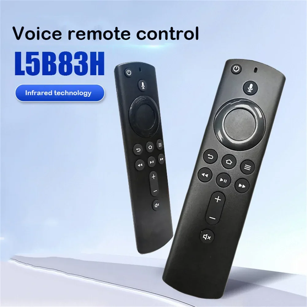 Replacement Voice Remote Control (2nd GEN) L5B83H with Power and Volume Control Fit for 2nd Gen Fire TV Cube and Fire TV Stick