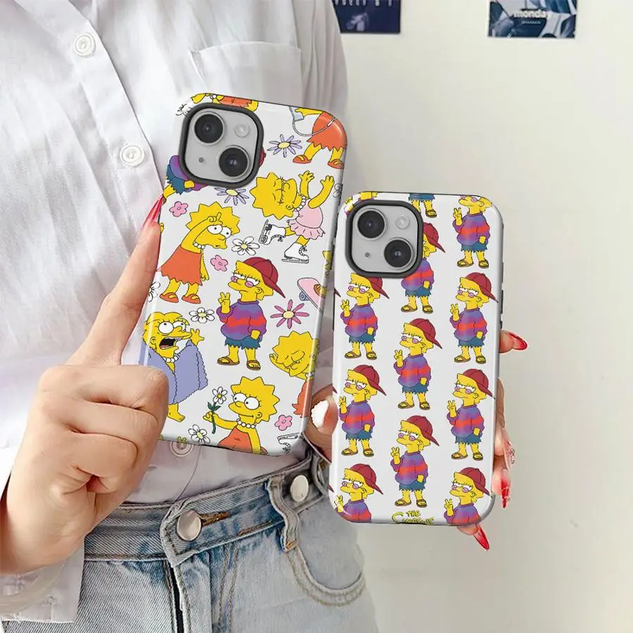 The Simpsons Lisa Handyhülle für Apple iPhone 17 Plus Air 11 16e 12 16 14 15 Pro Max XS XR 13 Weiche Schutzhülle