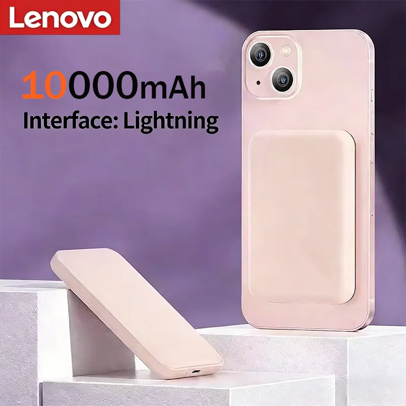 Lenovo 2026 Nieuwe 50000mAh Magnetische Draadloze Powerbank PD 22.5W Snelladen Draagbare Externe Batterij voor iPhone Samsung Telefoons