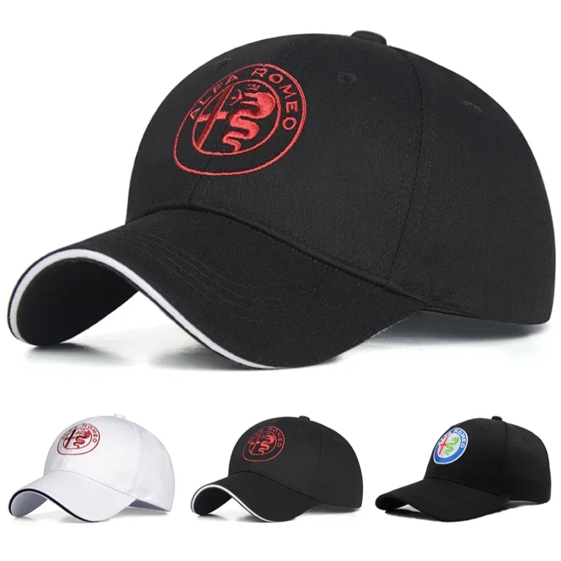 New Cooton Adjustable for Alfa Romeo Baseball Caps Men Women Outdoor Sport Hiking Running Hip Hop Casual Four Seasons Sun Hat