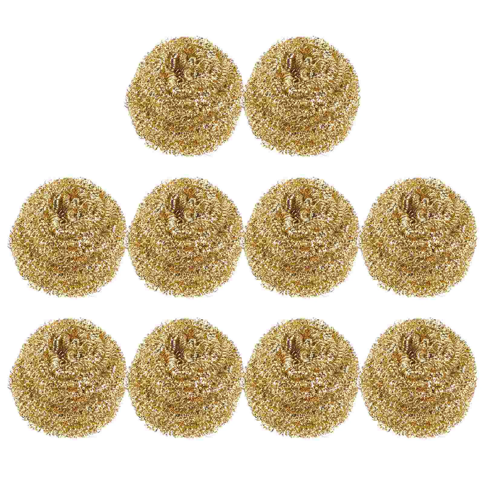 10 Pcs Sponge Soldering Tip Iron Cleaning Wire Steel Wool Brass Ball Nozzle Cleaner for Irons