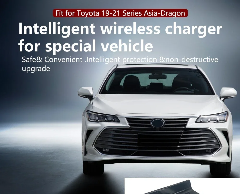 magnetic fast charging, mobile phone wireless charging modification, suitable for 19-21 Toyota Asian Dragon