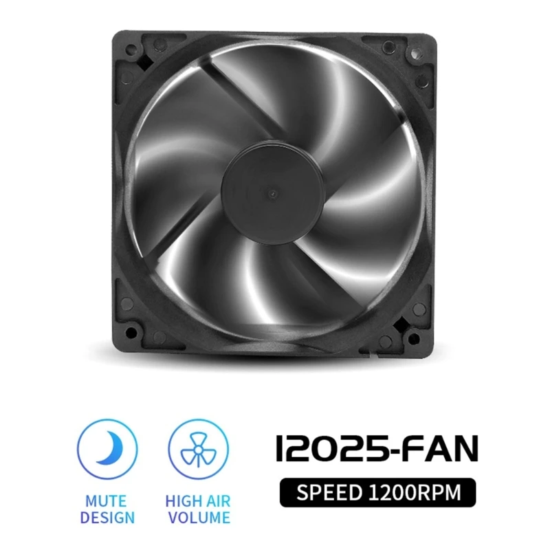 4Pin 3Pin 120mm PC Fan Quiet 12cm Cooling Fan Silent Computer CPU Cooler Fan 12V Brushless Cooler