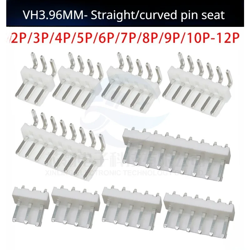 

20pcs/lot VH3.96MM 2/3/4/5/6/7/-12P Straight pin socket/Bent pin socket 3.96mm pitch connector