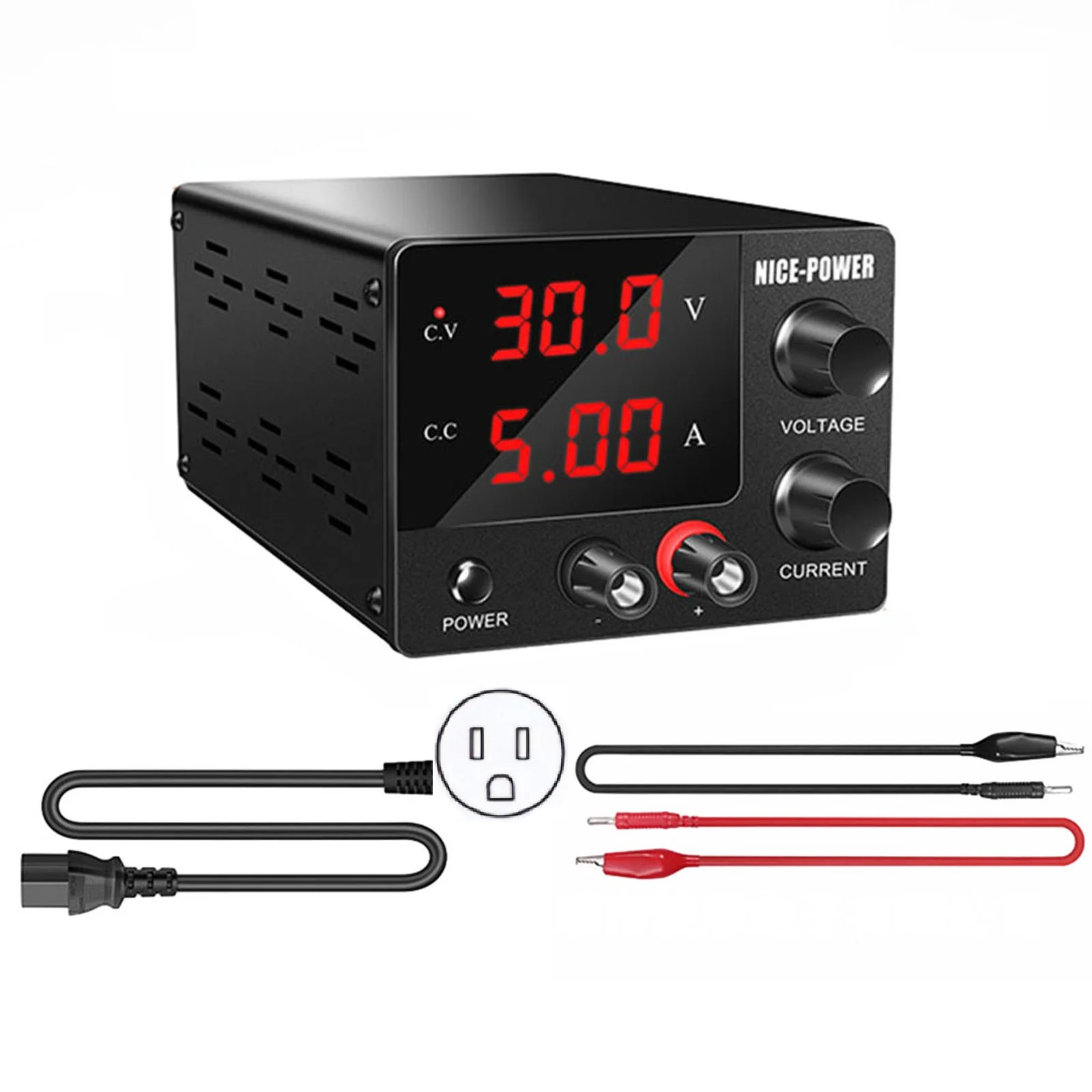 For Aging Tests Application Adjustable Dc Power Supply Power Supply Low Noise Operation Design Abs Material Housing