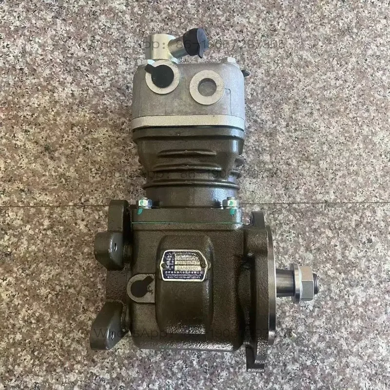 rubber wheel excavator B75 machine Xinchai 4D32YG30 engine, air pump air compressor assembly