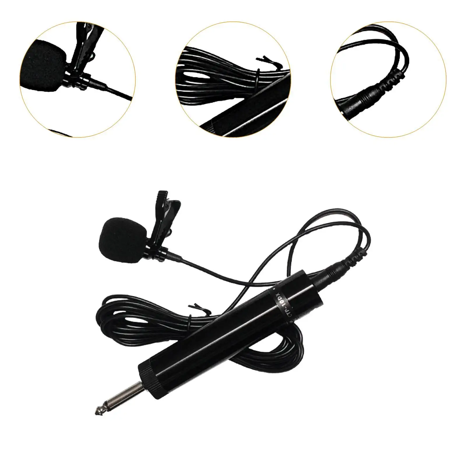 ميكروفون مضخم صوت سلكي للتعليم ، وطية صدر للمساعدة في التدريس ، والتحدث ، والكلام ، والمرشدين السياحيين ، والمدونين