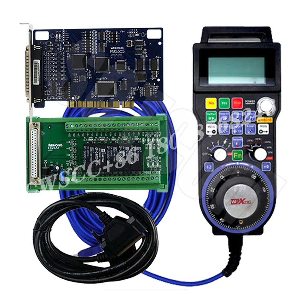 

pm53c cnc ncstudio 3-axis controller control card xhc lhb03b cable mpg handwheel compatible with Weihong v8 newcarved