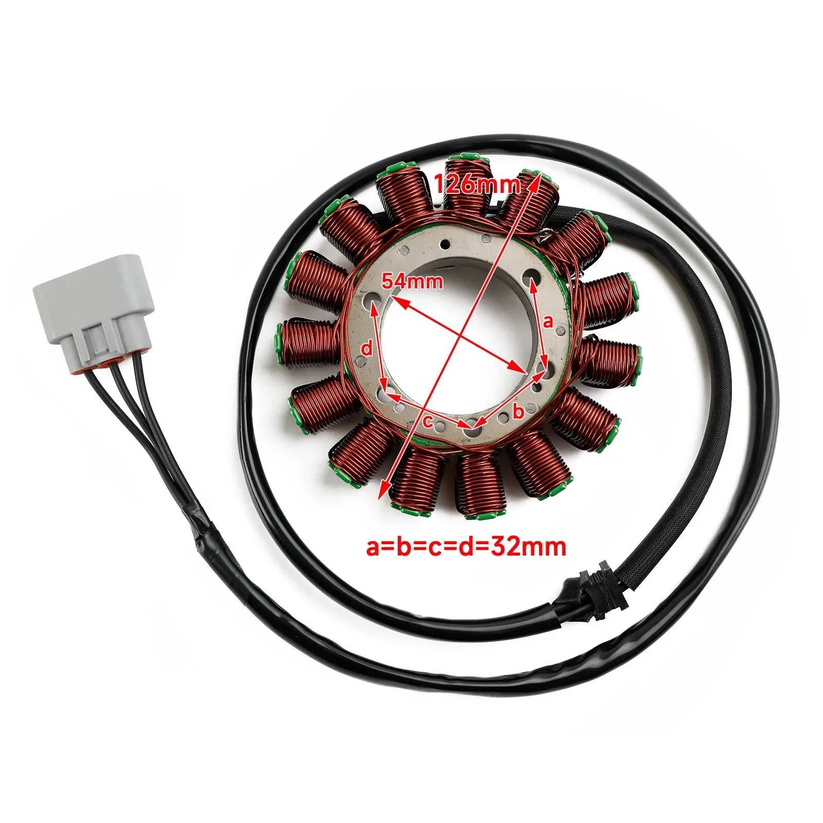 NEW 15-Pole Stator For Tiger 800 / XC / XCA / XRT (To VIN 674841) 2011-2020 T1300043