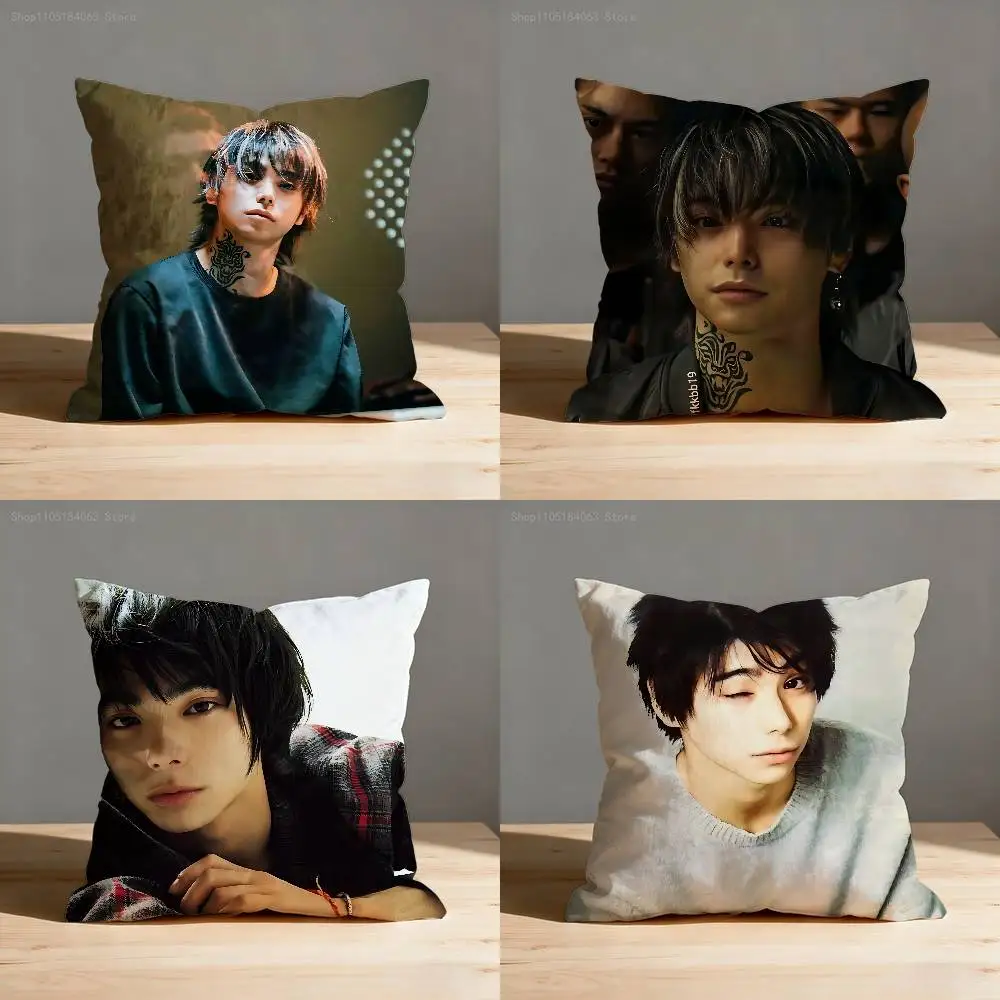 

Nijiro Murakami Pillow Case For Sofa Decor Car Office Room Printing Cushion Cover Decorations and Protector