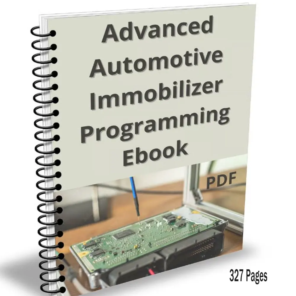 Inmovilizador automotriz avanzado, programador Ebook, 327 páginas, PDF, ECU, herramienta de reparación de diagnóstico, caja de Control de coche, enseñanza