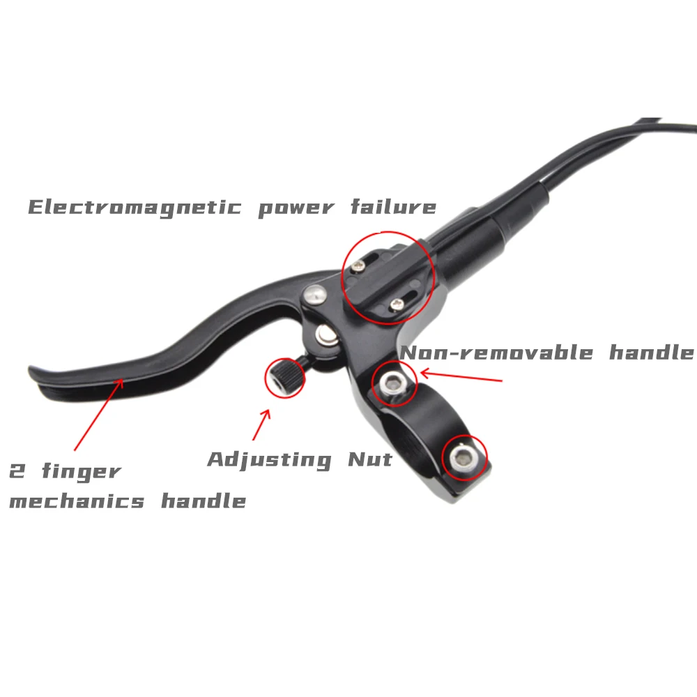 12 14-inch Driving Electric Scooter Power-off Oil Brake Folding Car Oil Disc Brake Modified Hydraulic Disc Brake Assembly