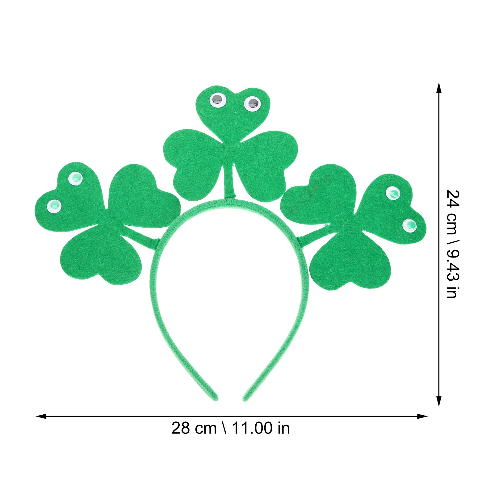 

3 Pcs s Shamrock Hairb Shamrock Hairb Hairb St Patrick Festival Accessories Hair Decorations