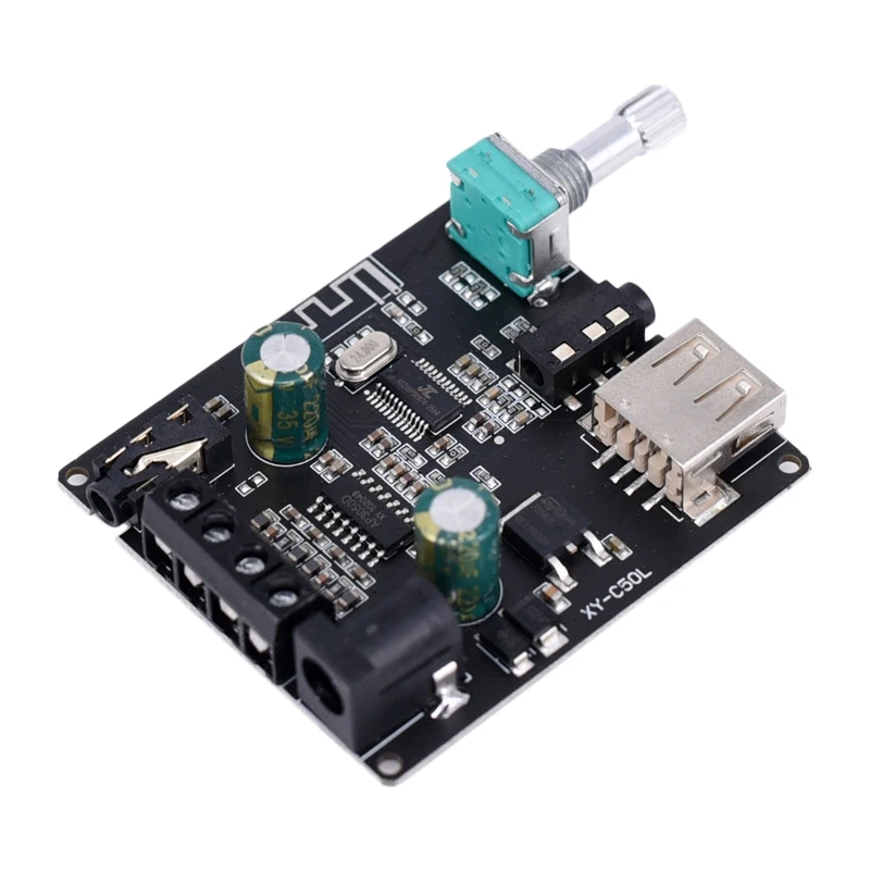 A97TYX-C50L Bluetooth 5.0 Subwoofer Amplifier Board High Power Audio Stereo Amplifier Board 2X50W Bass AMP