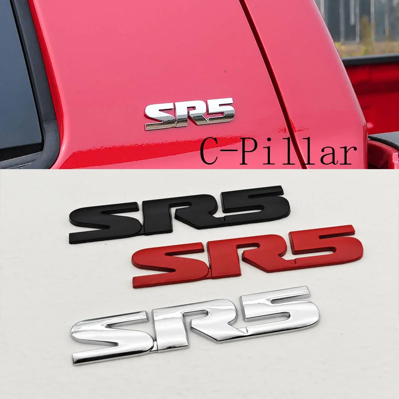 ثلاثية الأبعاد سيارة ملصق شعار V6 4X4 SR5 تاكوما جذع شارة الباب Waier خط C-عمود شعار الشارات لتويوتا تاكوما N170 N260 N300 N400