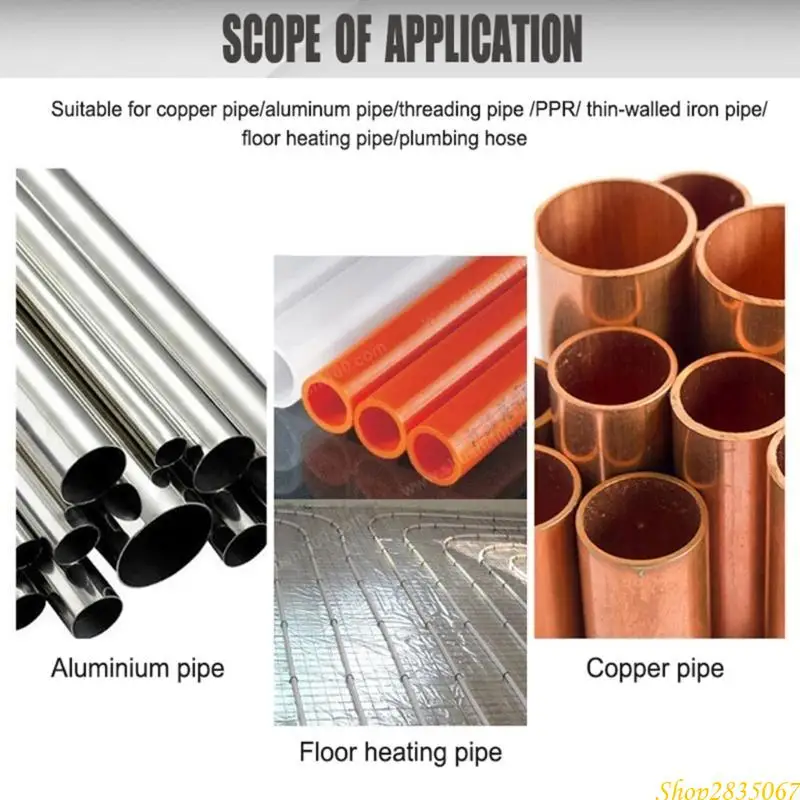 Efficiente strumento curvatura del tubo curvatura manuale 90 gradi perfetto per idraulici, appaltatori, fai -dayers da