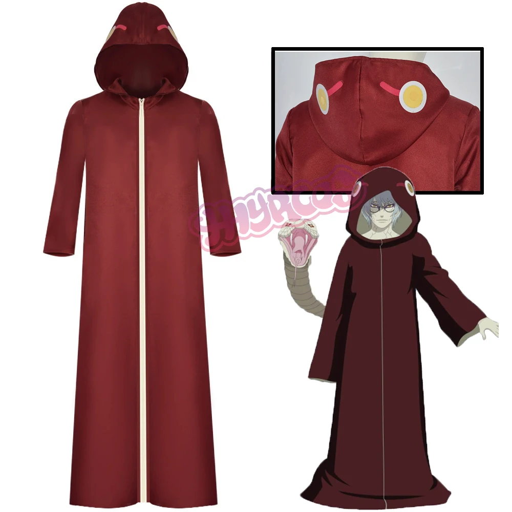 

Yakushi Kabuto Косплей Костюм Плащ Аниме Хэллоуин Карнавальный Плащ Реквизит Для Ролевых Игр Вечеринка Cos Сценические Костюмы Подарок