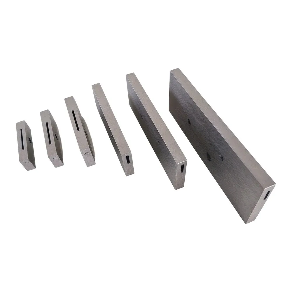 6PCS Adjustable Parallel Set 3/8-2-1/4 Inch Alloy Steel Gage Blocks Spacer For Layout Inspection Measurement Tool