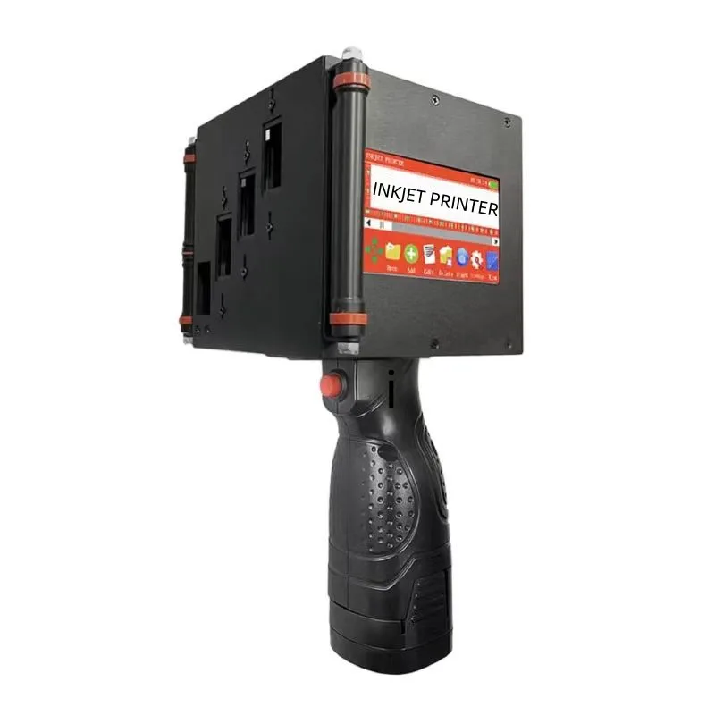 10cm Coding Machine Print Production Date QR Code Logo Portable Handheld Inkjet Printing Machine for Plastic Carton Box