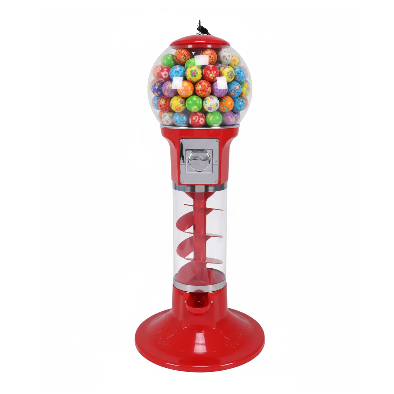 

Большой спиральный диспенсер для шариков с подставкой, креативный автомат для выдачи шариков, вместительный вендинговый аппарат для декора торговых центров