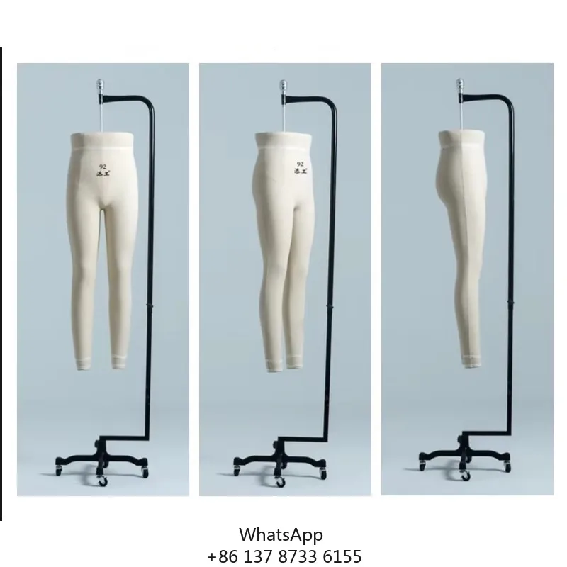 Fashion Male Display Mannequins Tailor Pants Model Torso Mannequin