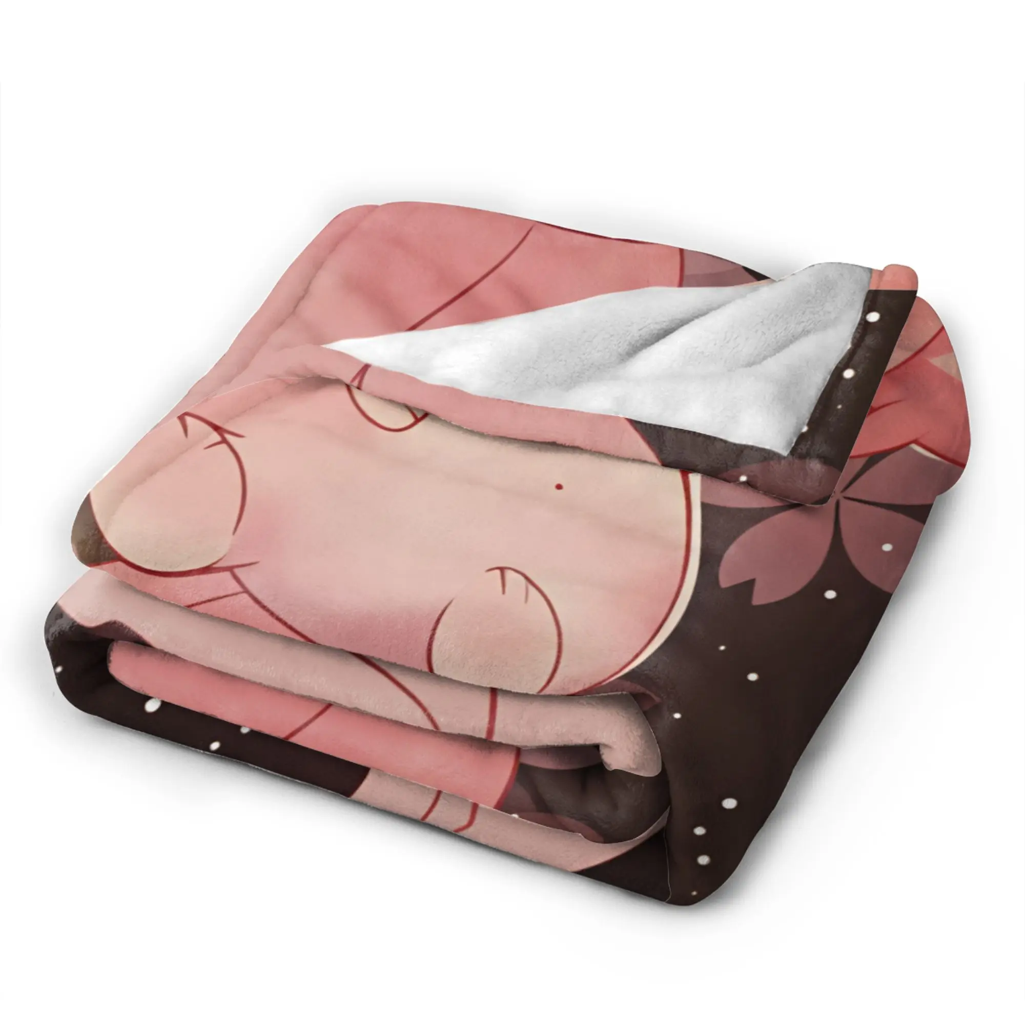 Cute Axolotl  Blanket Quality Super Warm  Throw Blanket Winter Child Outdoor Novelty Bedspread