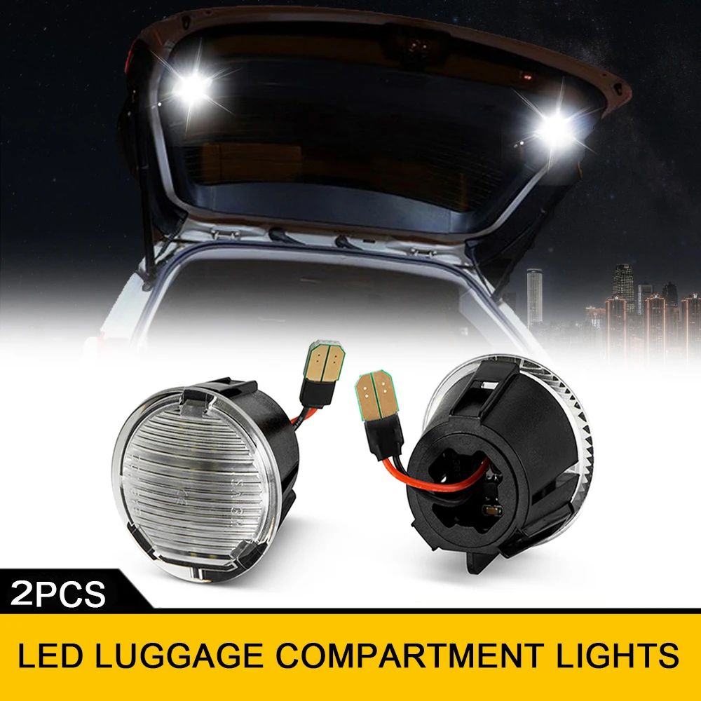 

2x Cargo Trunk Lift Gate White LED Lights For Jeep Commander Grand Cherokee Chrysler PT Cruiser Dodge Durango OEM 5023881AG