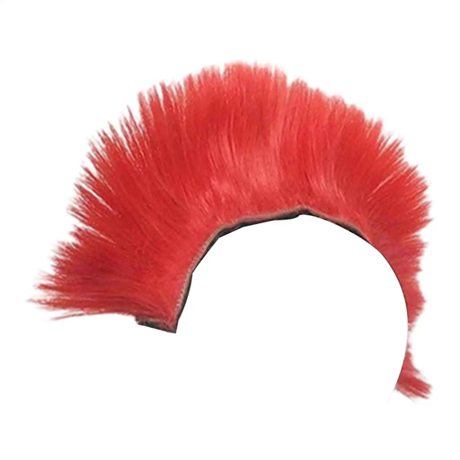 Motorbike Helmet Wig Cosplay Lightweight Easy Installation Practical Cockscomb Wig Unique for Celebration Birthday Party