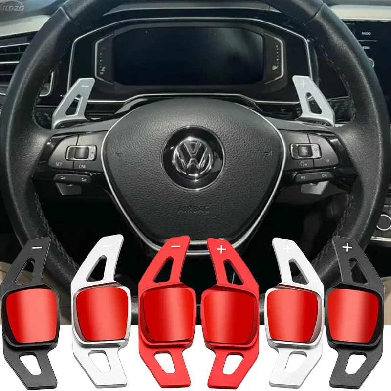 Aluminum Steering Wheel Paddle Shift For VW Volkswagen Nivus Virtus Golf MK8 Jetta MK6 Arteon 2021 2022 2023 2024