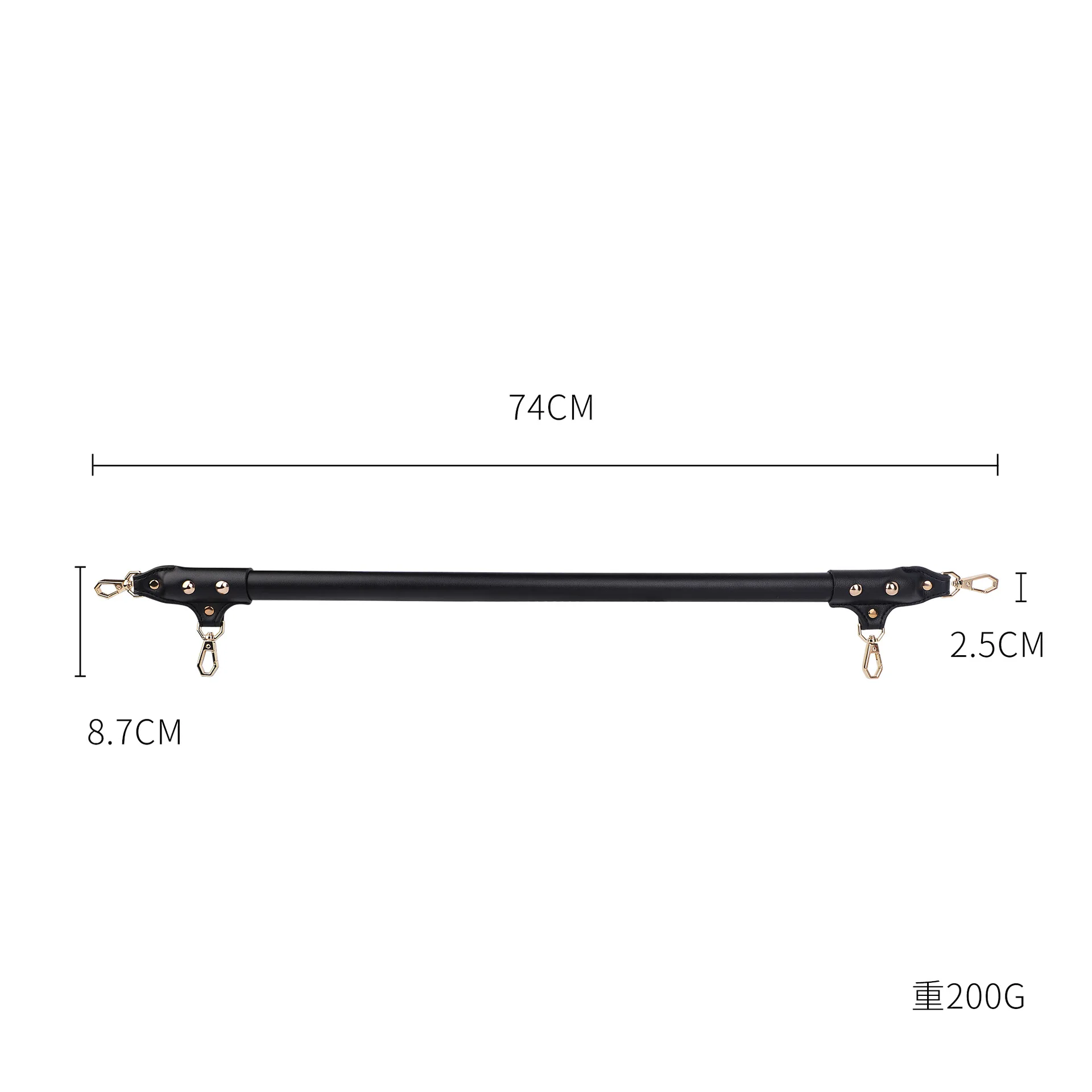 Metal Extension Rod with 4 Adjustable PU Straps BDSM Restraint Sex Toys Bondage Kit Fetiche Obedience Handcuffs Adult Sex Toys - Image 5
