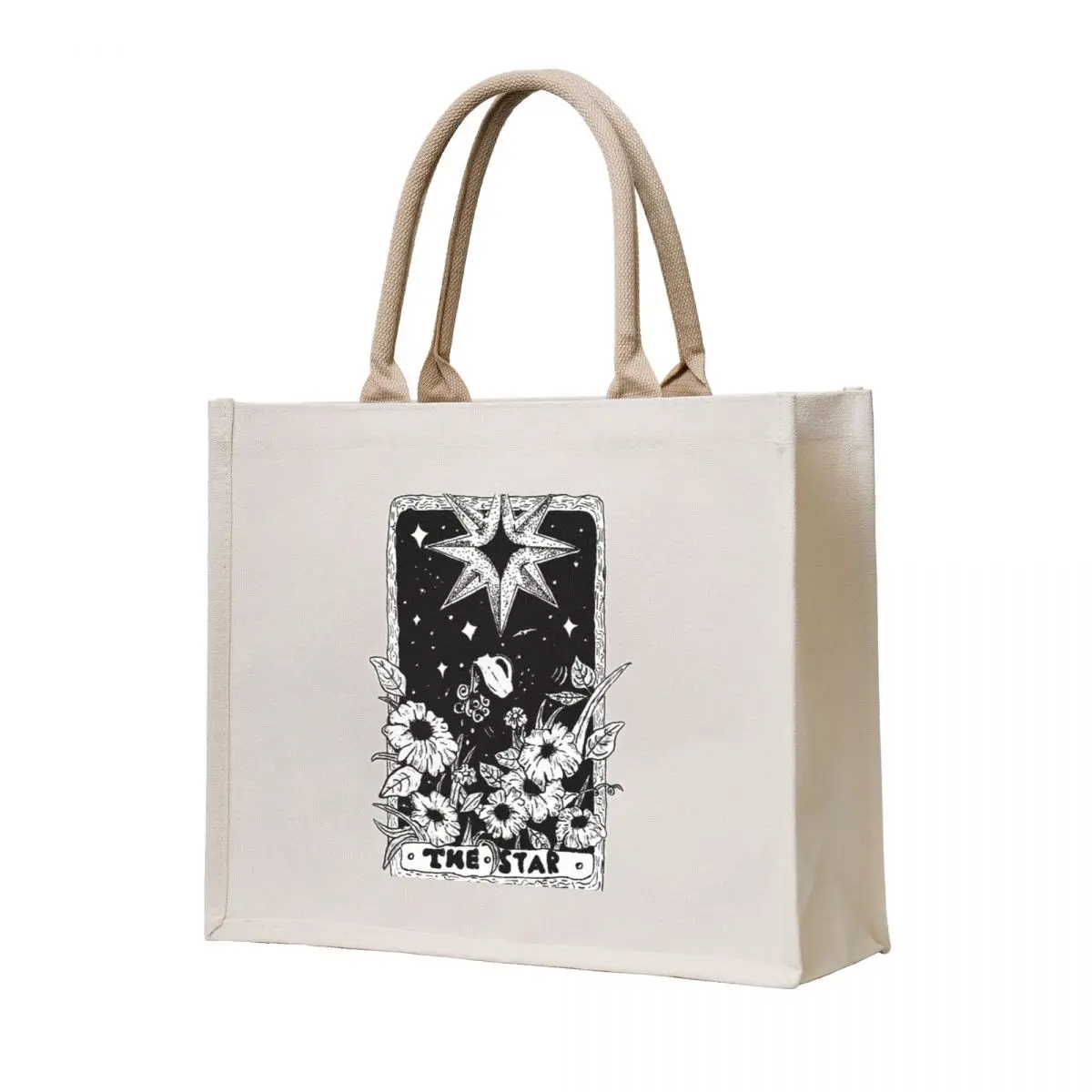 

The Star Tarot Card Tote Bag shopping cart bags Gift bags Women's shopping bag