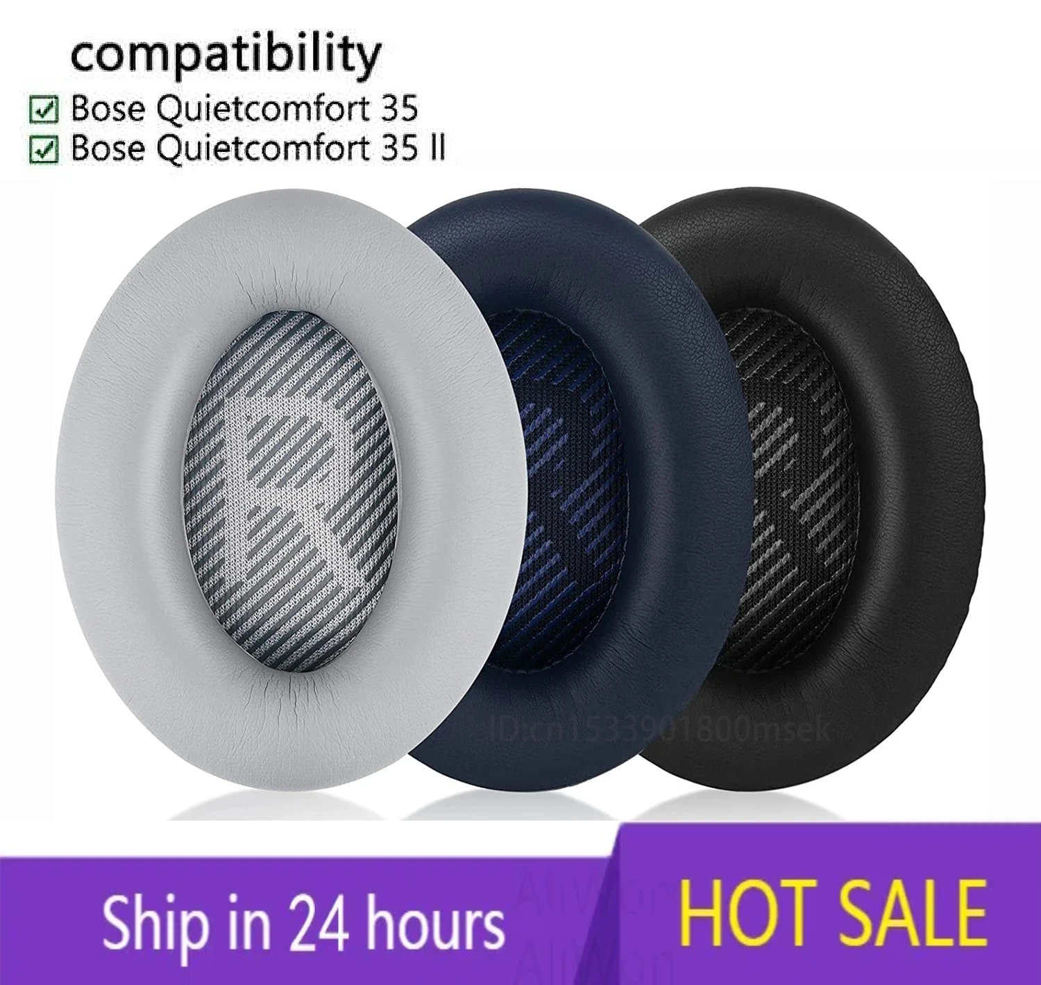 Professional Ear Pads for BOSE QC35 for QuietComfort 35 & 35 ii QC2, AE2, AE2i QC15 AE2 SoundTrue Headphones Cushion bose qc35