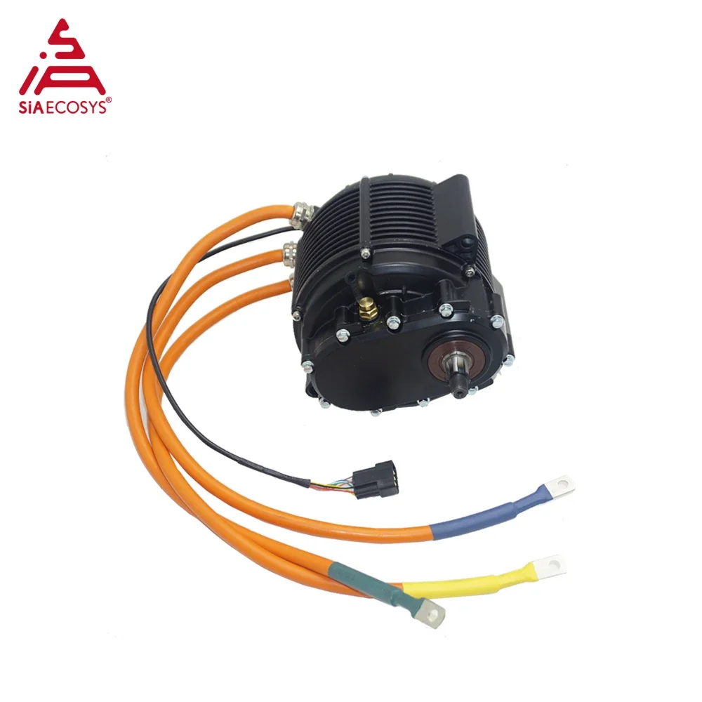 Nuovo motore QSMOTOR QS165 60H 10kW IPM PMSM Mid Drive con cambio 1:2.37 e Encoder pignone 14T e tipo Hall