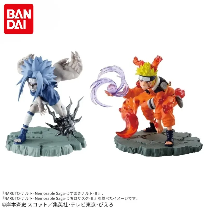 

Bandai Original Genuine Memorable Saga NARUTO Anime Figure Uchiha Sasuke Uzumaki Naruto Action Figure Toys for Boys Girls Gift