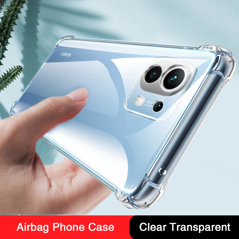 Airbag Shockproof Case for Xiaomi Mi11 Mi 11 11X 11T T Lite Pro Ultra 11i 11Lite NE 11Pro 11Ultra 11XPro 5G Clear Silicone Cover