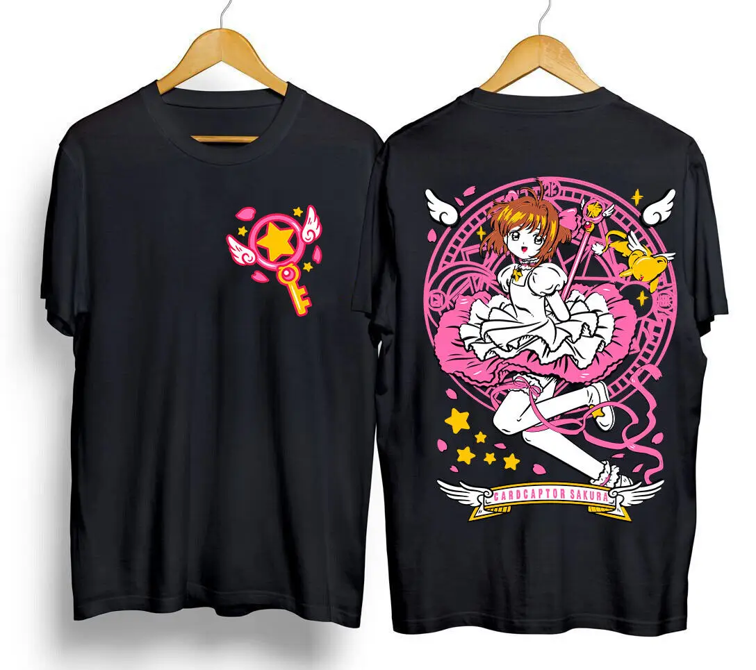 Cardcaptor Sakura T-shirt Waifu Kero Chan Kawai Front & back Gift Shirt All Size