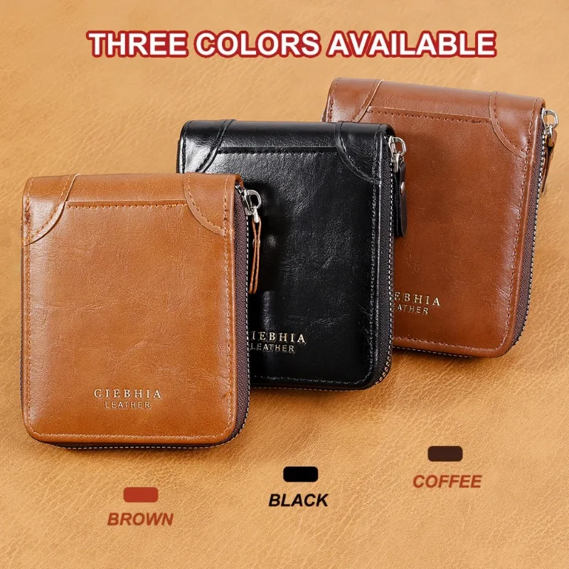 Men's Zipper Wallet…
