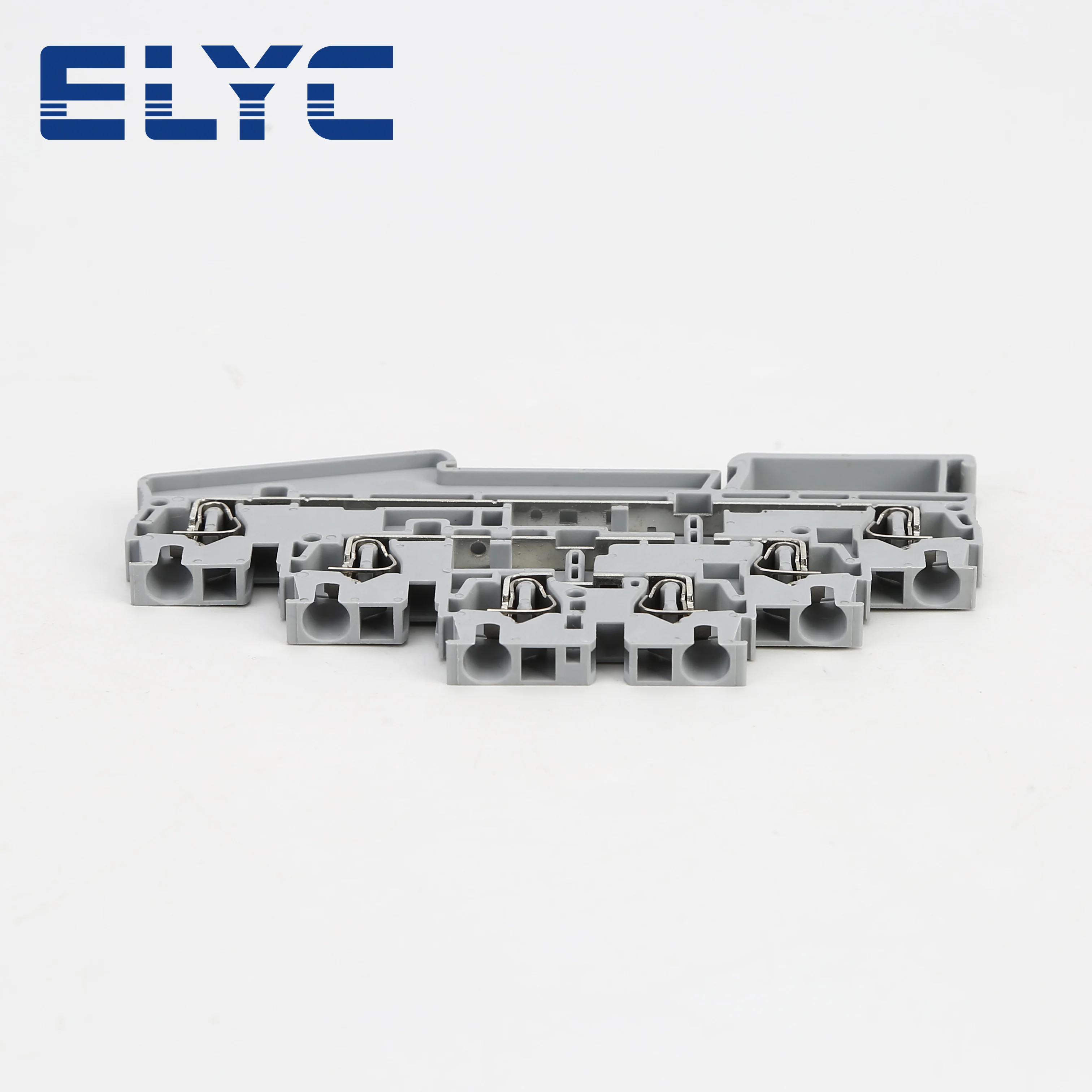 10Pcs ST2.5-3L Wire Connector Spring-cage 3 Level Three Layer Wiring Return Pull Electrical ST 2.5 3L Din Rail Terminal Block